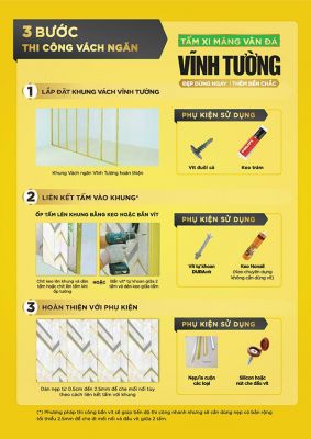 Tấm xi măng vân đá vĩnh tường